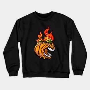 Halloween Fire Jack Crewneck Sweatshirt